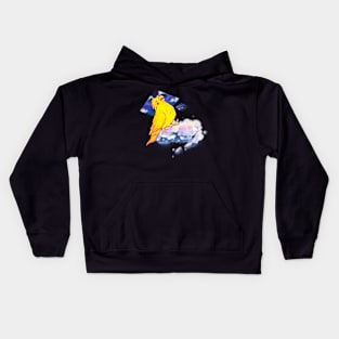 Galaxy Cockatiel Kids Hoodie